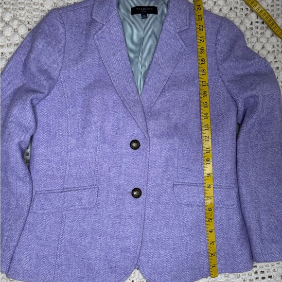 Talbots Purple Women's Blazer - Picture 9 of 13
